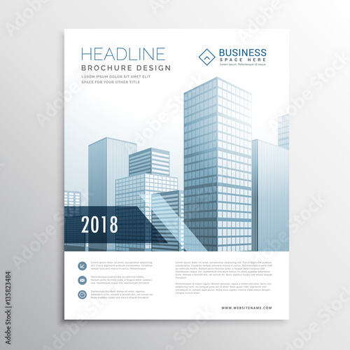 creative business flyer brochure design template cover for prese