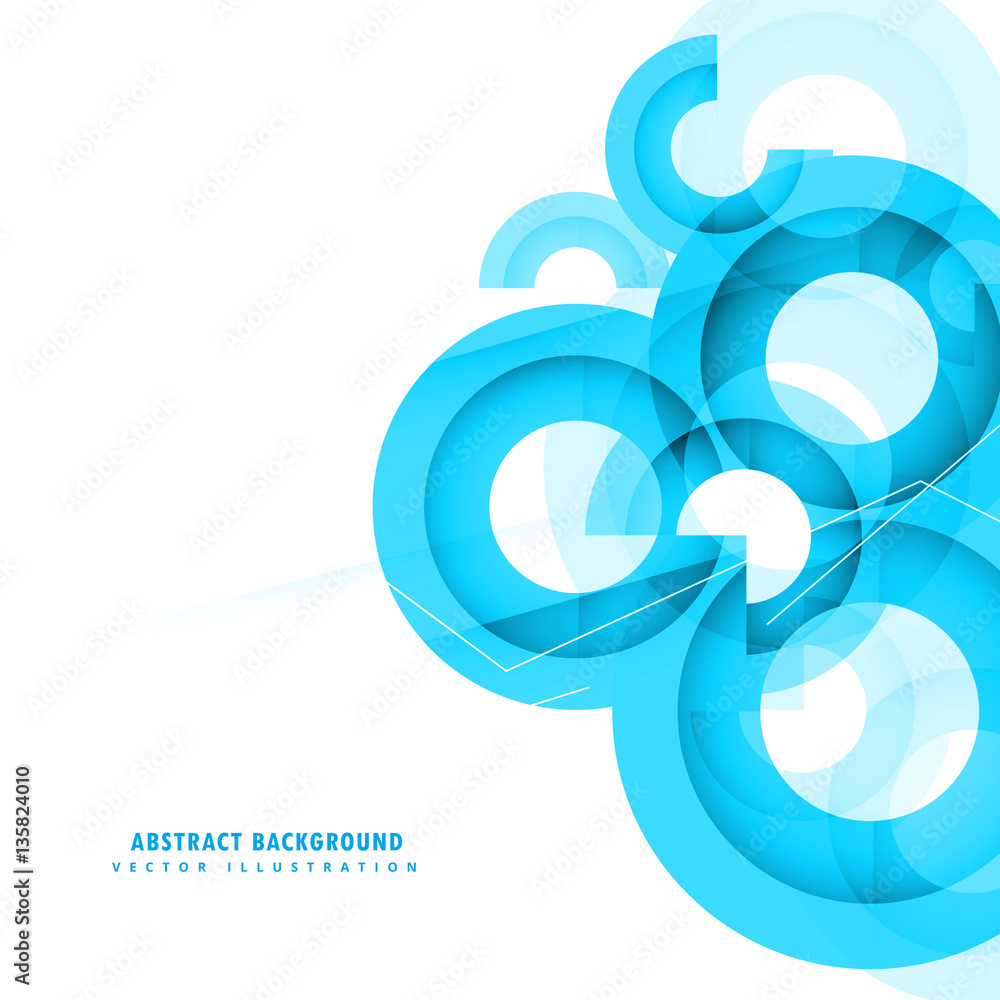 abstract blue circles background design abstract blue circles background design