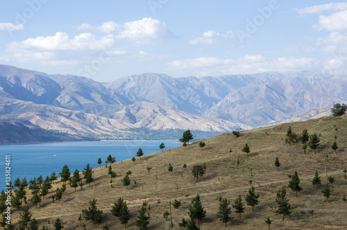 Charvak Reservoir, Uzbekistan photo