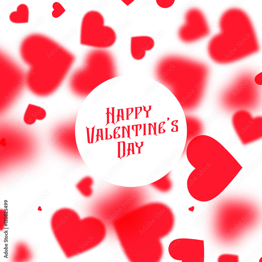 beautiful valentines day background with red blurred hearts beautiful valentines day background with red blurred hearts