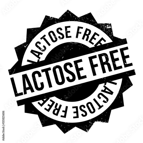 Lactose Free rubber stamp. Grunge design with dust scratches. Effects can be easily removed for a clean, crisp look. Color is easily changed.