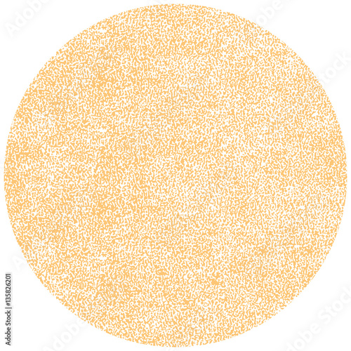 Circle Shape with Paint Texture