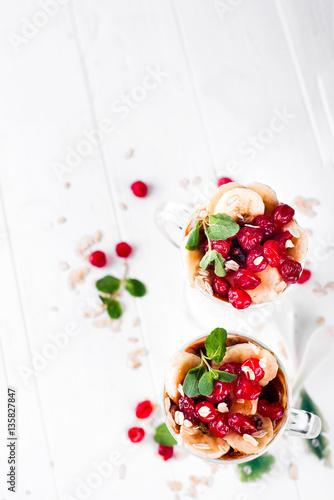 Fototapeta Naklejka Na Ścianę i Meble -  dessert in a glass