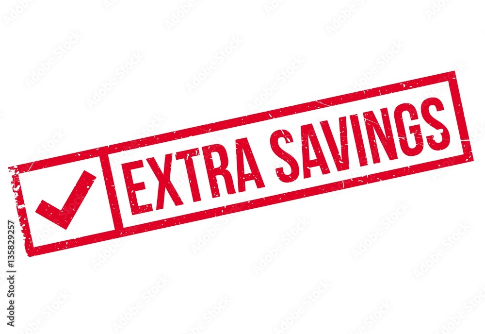 Extra Savings rubber stamp. Grunge design with dust scratches. Effects can be easily removed for a clean, crisp look. Color is easily changed. Extra Savings rubber stamp. Grunge design with dust scratches. Effects can be easily removed for a clean, crisp look. Color is easily changed.
