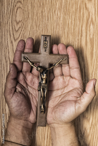 Crucifix on Hands