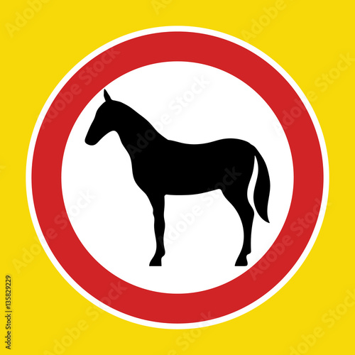No passage of horses.