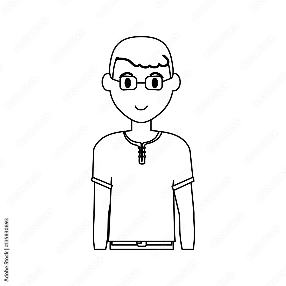 Man cartoon isolated icon vector illustration graphic design Man cartoon isolated icon vector illustration graphic design