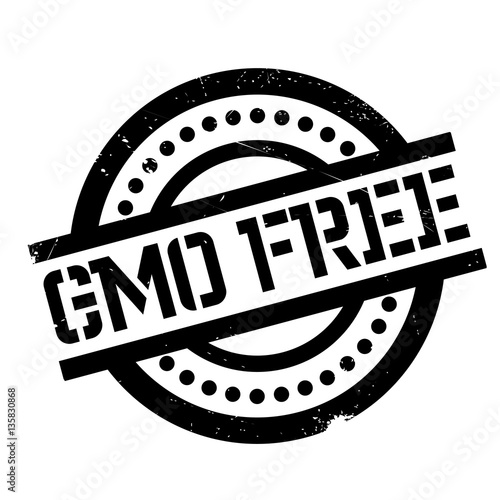 Gmo Free rubber stamp. Grunge design with dust scratches. Effects can be easily removed for a clean, crisp look. Color is easily changed.