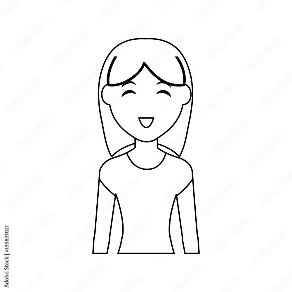 Woman cartoon isolated icon vector illustration graphic design Woman cartoon isolated icon vector illustration graphic design