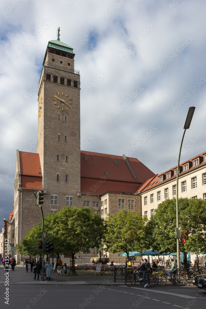 Rathaus Neukölln Berlin StockFoto Adobe Stock