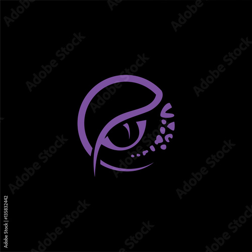 Symbol of beautiful eye isolated