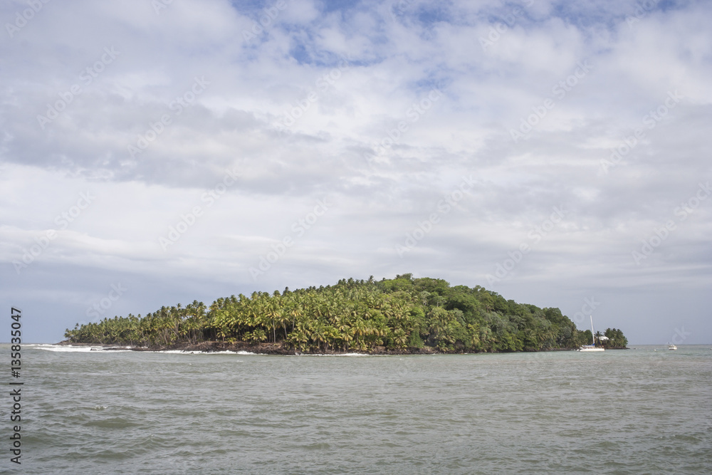 Iles du Salut or Devil's Island in French Guiana. Iles du Salut or Devil's Island in French Guiana.
