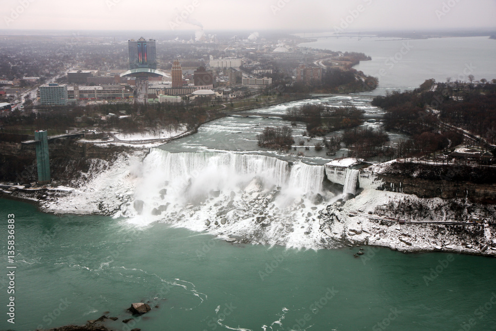 Niagara waterfall in winter