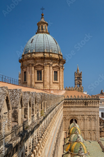 Details of Cathedral of Palermo, Sicily, Italy