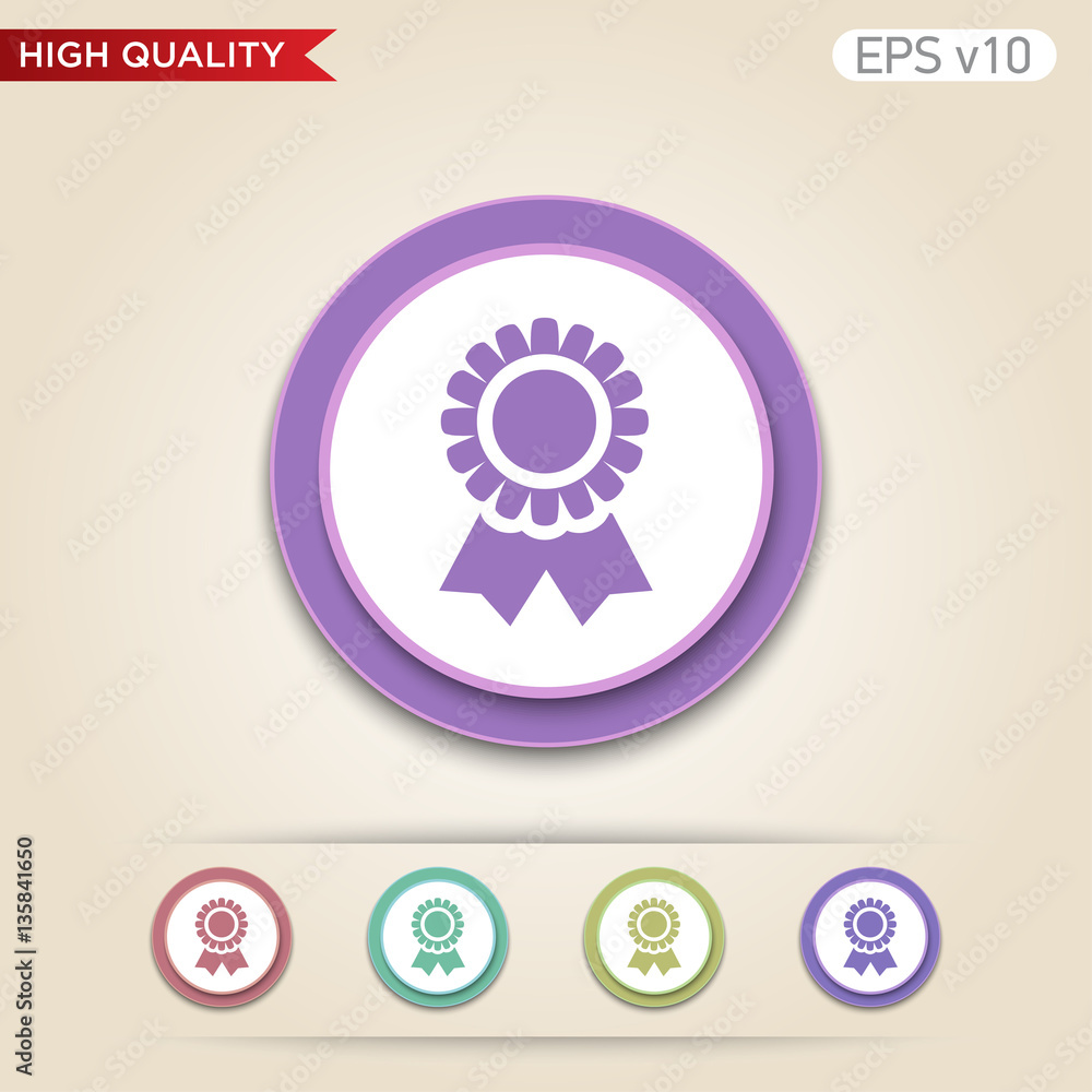 Award icon. Button with award icon. Modern vector. Award icon. Button with award icon. Modern vector.