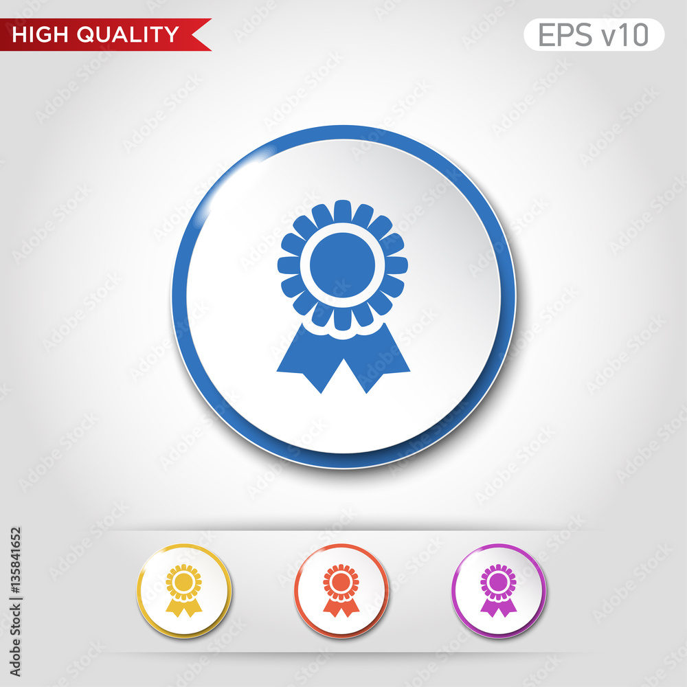 Fototapeta premium Award icon. Button with award icon. Modern vector.