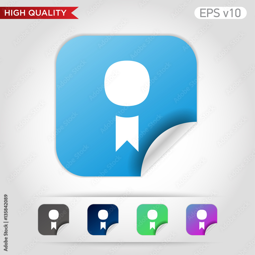 Award icon. Button with award icon. Modern vector. Award icon. Button with award icon. Modern vector.