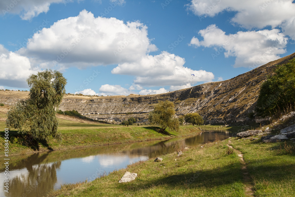 Landscape in Old Orhei region, Moldova