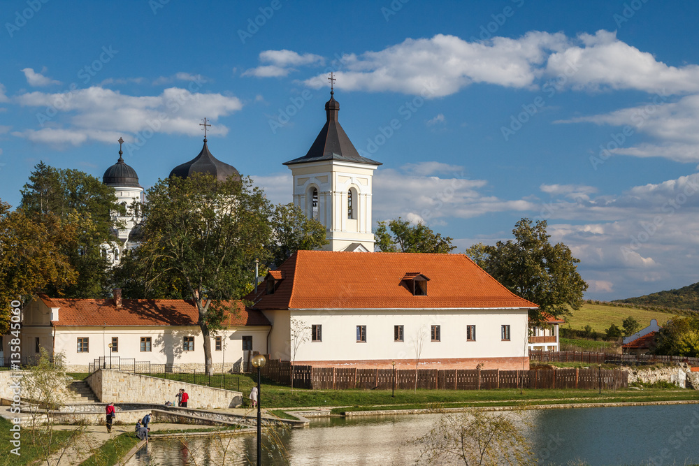 A view on monastery of Capriana, Moldova