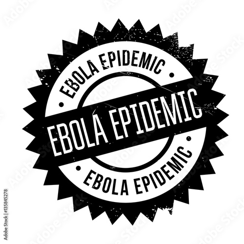 Ebola Epidemic stamp. Grunge design with dust scratches. Effects can be easily removed for a clean, crisp look. Color is easily changed.
