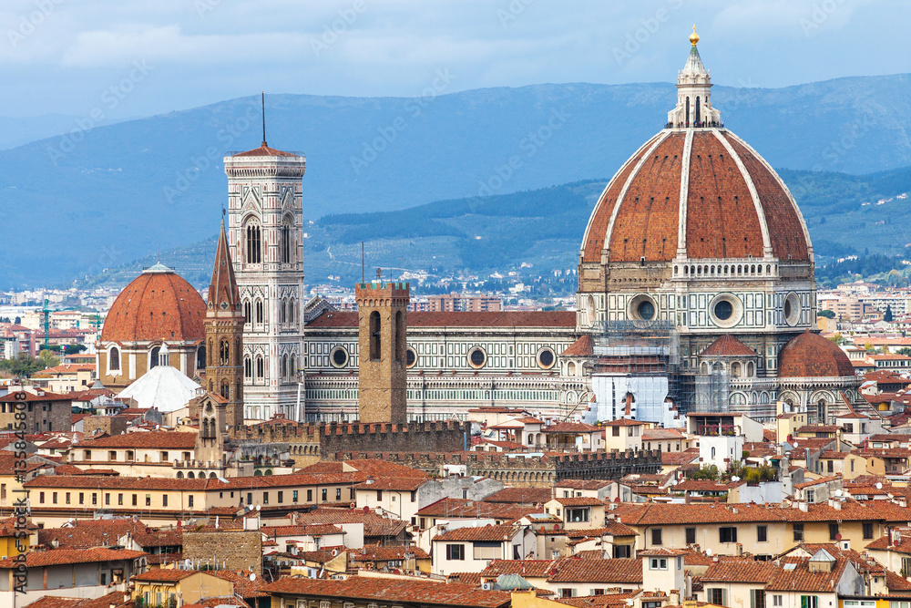 view of Duomo in Florence city