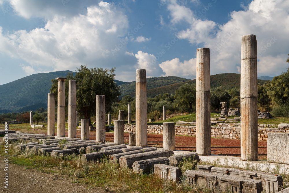 Ruins of the ancient Greek city of Messinia (Messini, Messenia), Ruins of the ancient Greek city of Messinia (Messini, Messenia),