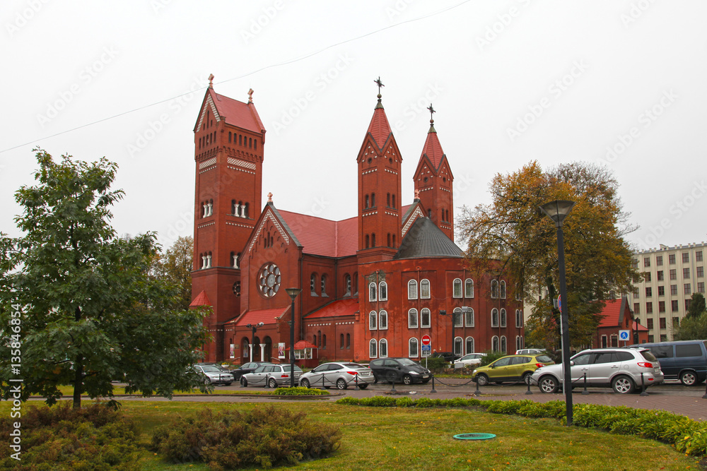 Belarus. Church Of Saint Simon and Elena in Minsk