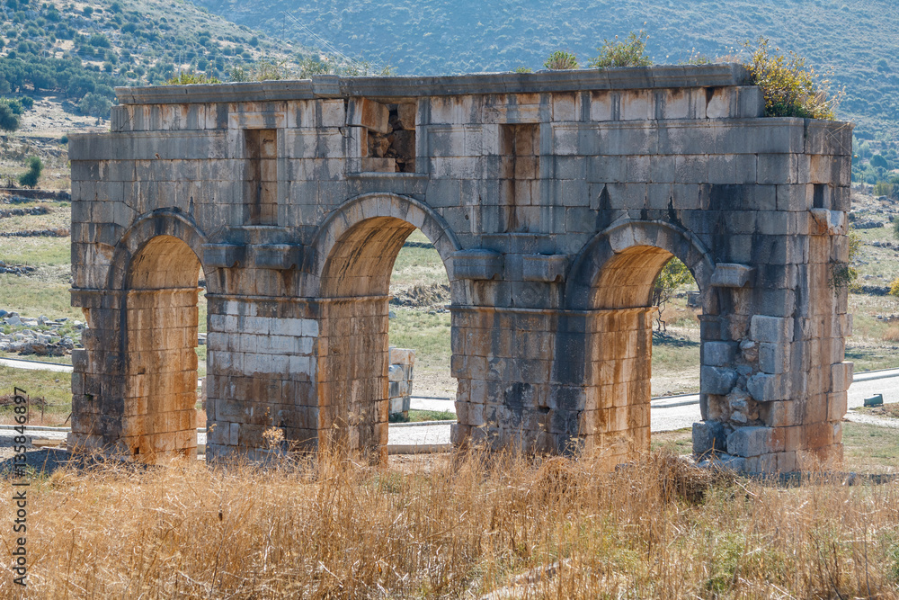 Ruins of the ancient Lycian city Patara, Turkey