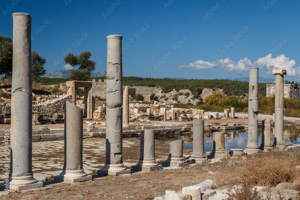 Ruins of the ancient Lycian city Patara, Turkey
