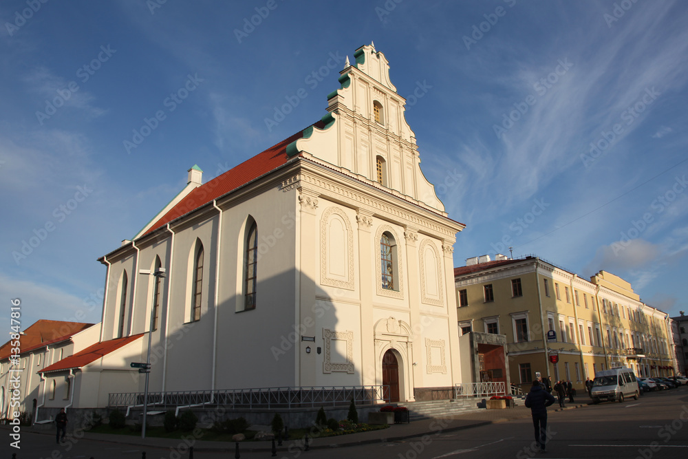 Belarus. Minsk. View at Church of St.Joseph 