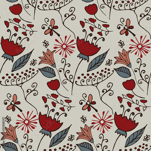 Floral seamless pattern