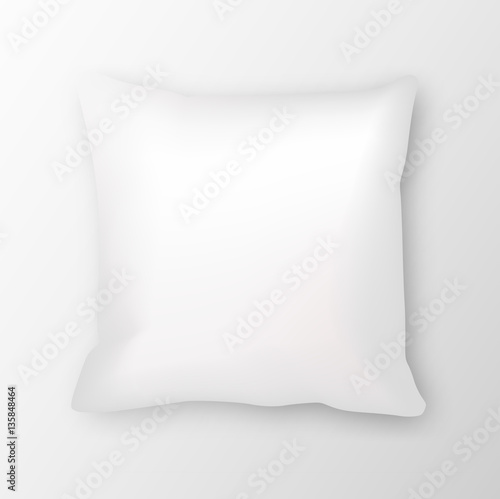 Realistic vector pillow