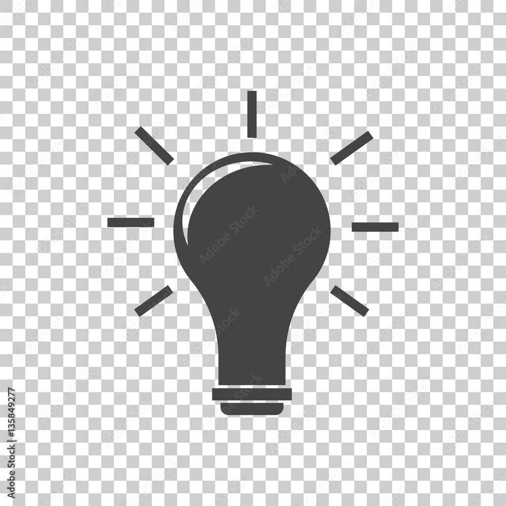 Idea icon vector flat