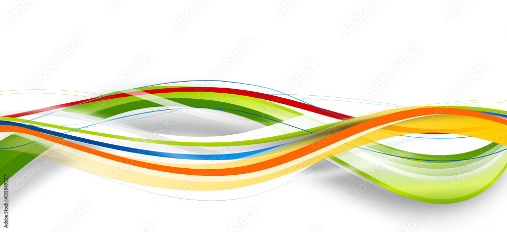 Band Banner bunt farbig Welle Wellen Hintergrund Band Banner bunt farbig Welle Wellen Hintergrund