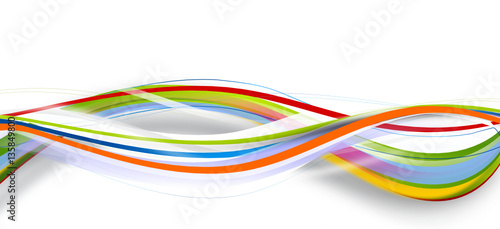 Band Banner bunt farbig Welle Wellen Hintergrund