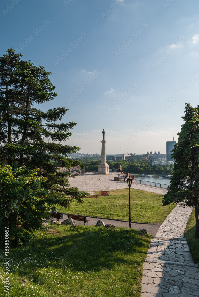 Statue of victory in Kalemegdan, Belgrade