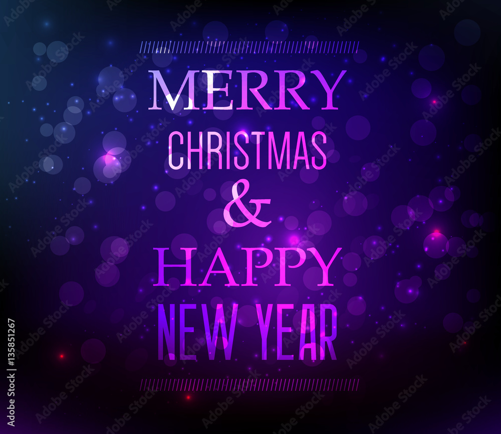 Christmas background with text