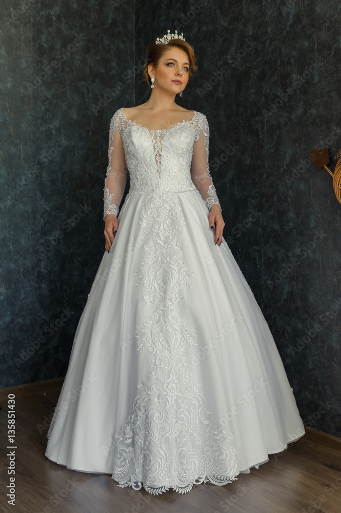 bride in wedding dress.morning bride bride in wedding dress.morning bride