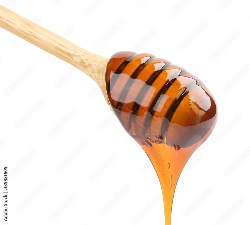 Honey stick isolated on white Honey stick isolated on white