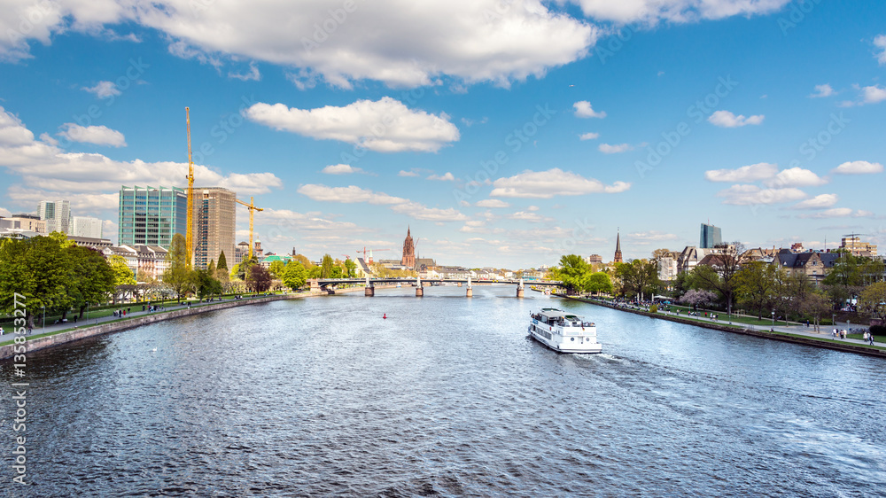Naklejka premium Frankfurt am Main, Deutschland