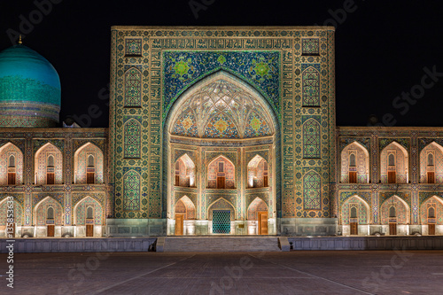 Tilya Kori Madrasah in Samarkand, Uzbekistan
