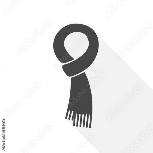 Scarf vector icon - Illustration