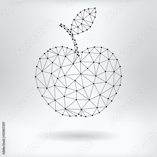 Foto Vector Net Symbol of Apple