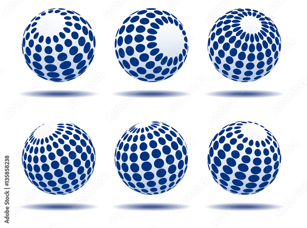 Abstract Globe Logo