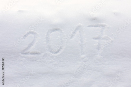 the inscription on the snow - 2017 © neonnspb