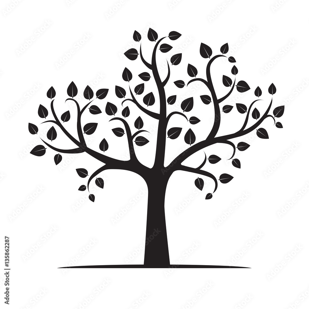 Obraz premium Vector Illustration of Tree.