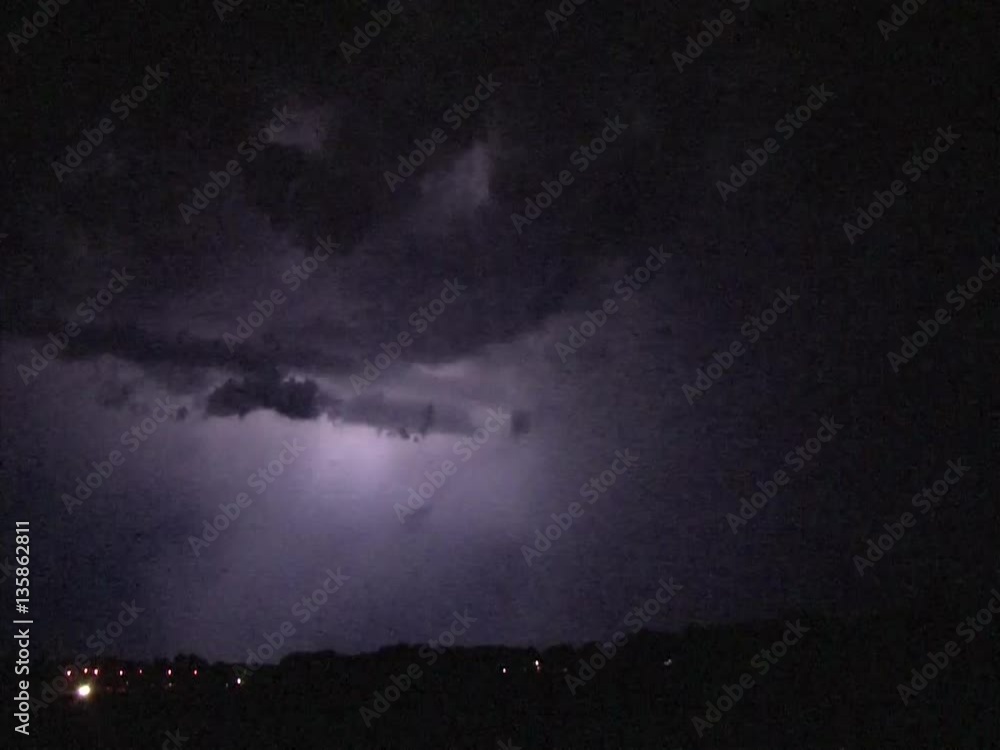 Lightningstrikes catched with dashcam Lightningstrikes catched with dashcam