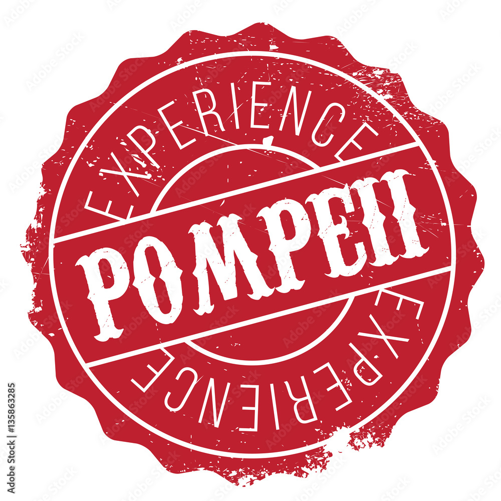 Pompeii stamp. Grunge design with dust scratches. Effects can be easily removed for a clean, crisp look. Color is easily changed. Pompeii stamp. Grunge design with dust scratches. Effects can be easily removed for a clean, crisp look. Color is easily changed.