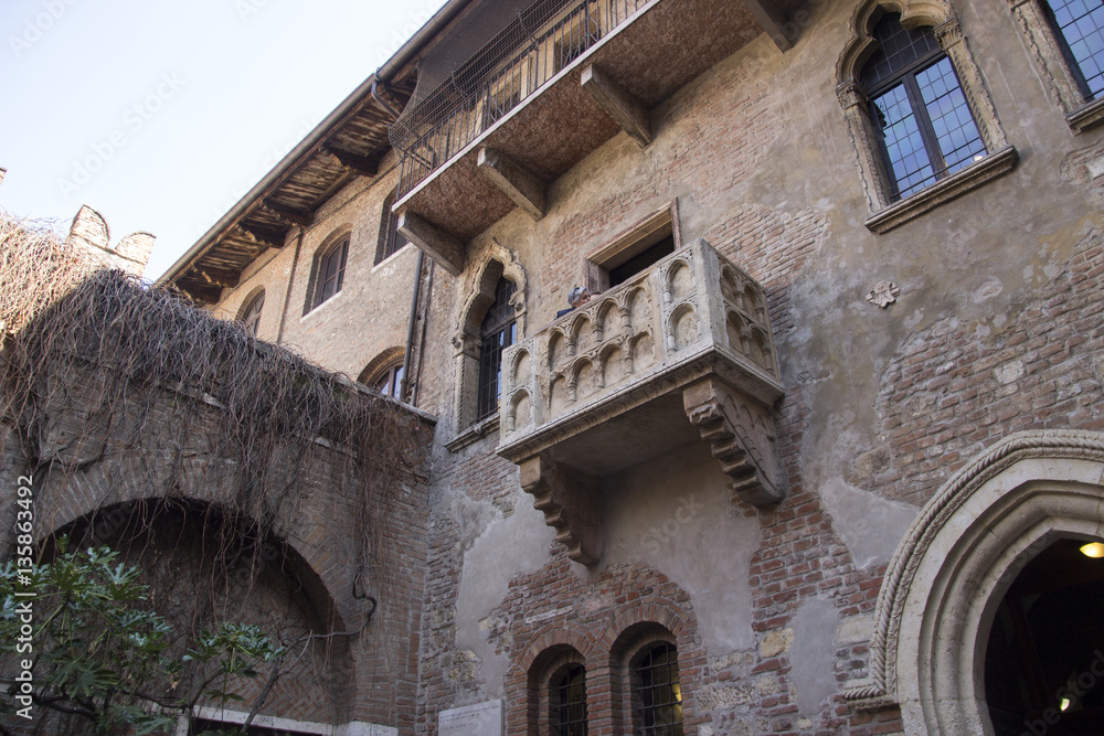 Verona balcone di Romeo e Giulietta