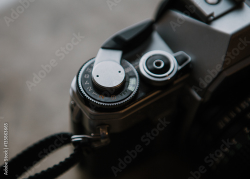 Wallpaper Mural Closeup of an Old Film Camera Torontodigital.ca
